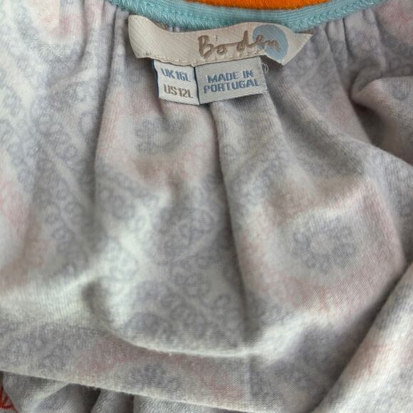 Boden Jersey dress, Geometric Summer Size 12L - Picture 6 of 9